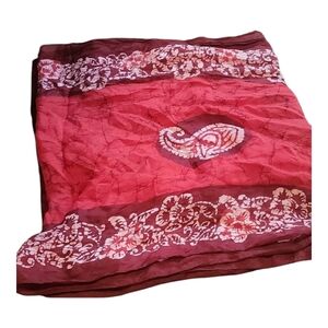 Large Pure silk Scarf made in India